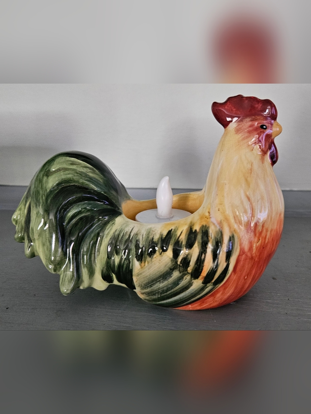 Yankee  Candle Rooster  Votive Or Tealight Holder